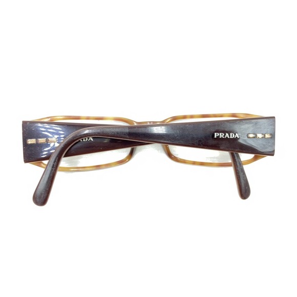 Prada VPR 10F 70I-1O1 Brown Tortoise Eyeglasses Frames 53-16 135 Italy Designer - Picture 11 of 12